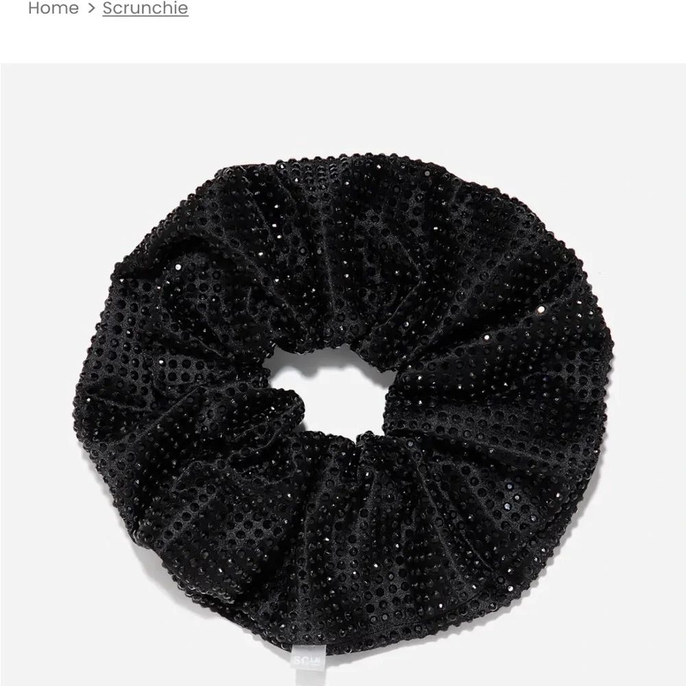Glam Black Rhinestone Scrunchie Bundle | Stoney Clover Lane & Velvet Crystal